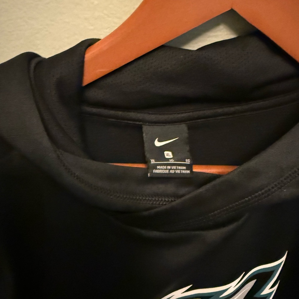 Nike Women's Black Philadelphia Eagles women Hoodie XL lightweight performance - Picture 4 of 7